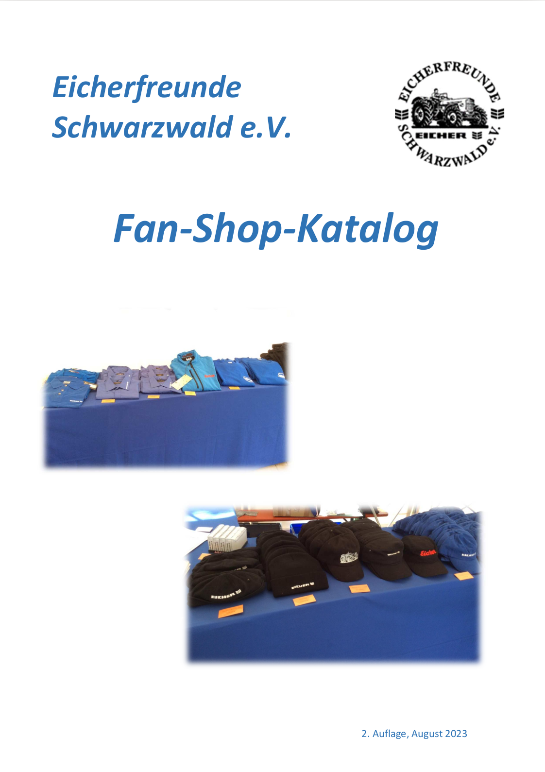 Read more about the article Neuer Fanshop Katalog ab sofort gültig